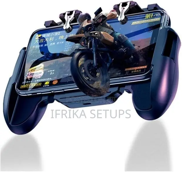 Mobile Gaming Controller with Cooling Fan & Phone Holder - 1