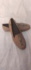 Ladies Fabric Slip-On Flats - 1