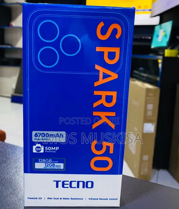 New Tecno Spark 50 128GB Blue - 1