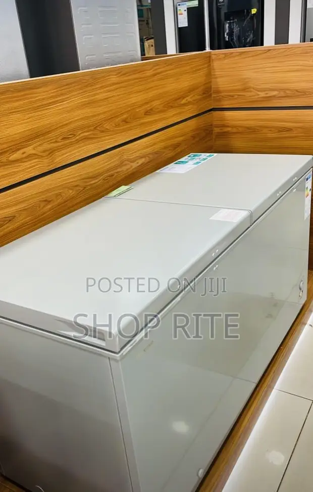 Hisense 660L 2-Door Chest Freezer - Silver - 1