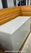 Hisense 660L 2-Door Chest Freezer - Silver - 2