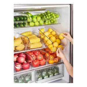 2 Pcs Acrylic Fridge Containers