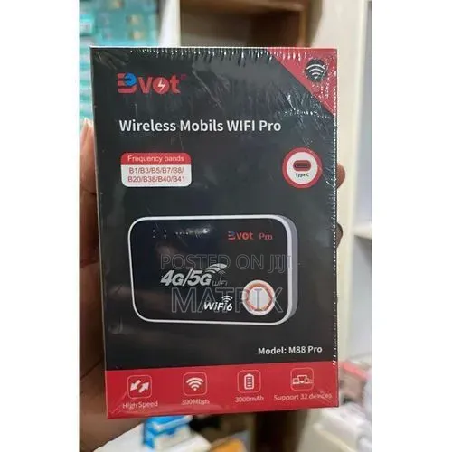 Wireless 4G/5G WiFi 6 Mifi Device BVOT M88 Pro - 1