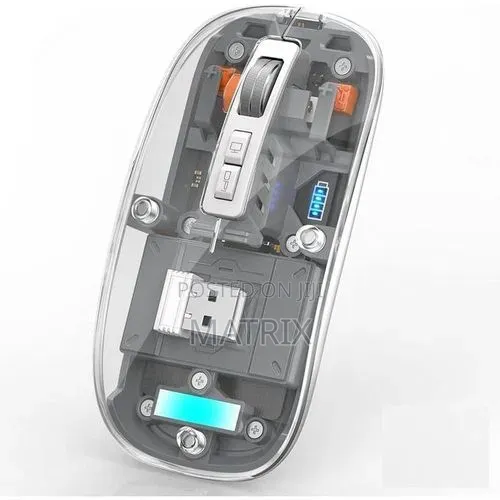 Wireless Rechargeable Transparent Mouse (Tri-Mode) - 1