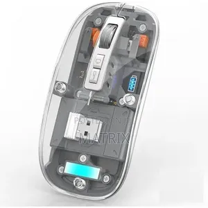Wireless Rechargeable Transparent Mouse (Tri-Mode)