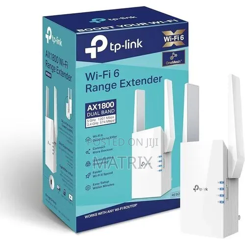 TP-Link AX1800 WiFi 6 Extender/Booster - 1