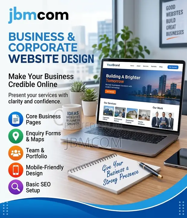 Professional Company Website Design in Uganda - 1
