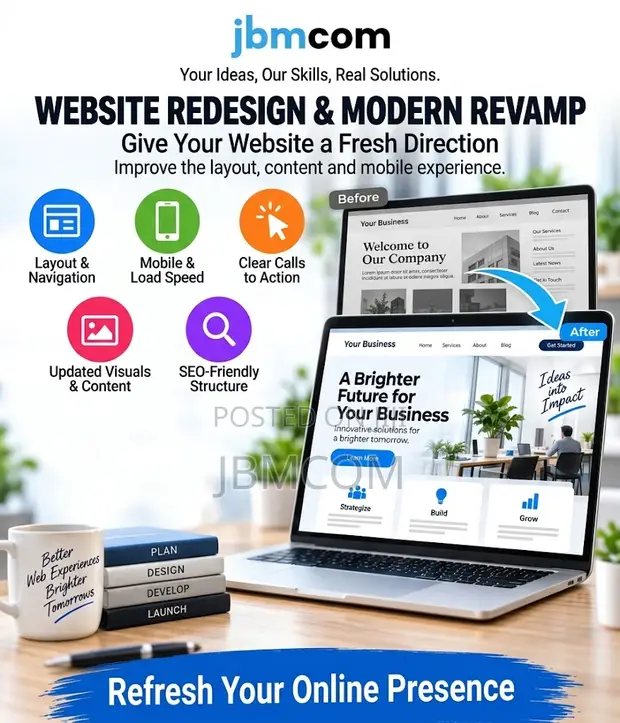 Website Redesign Service in Uganda - 1