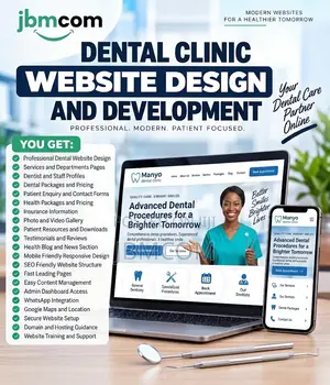 Dental Clinic Website Developer Uganda