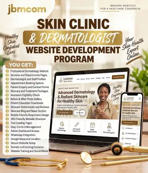 Skin Clinic Website Design Uganda