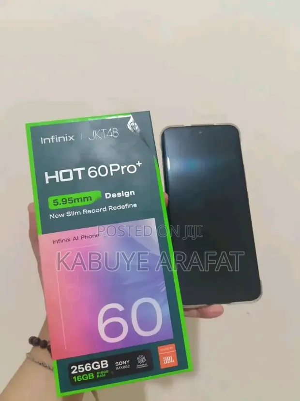 New Infinix Hot 60 Pro+ 256GB Gray - 1