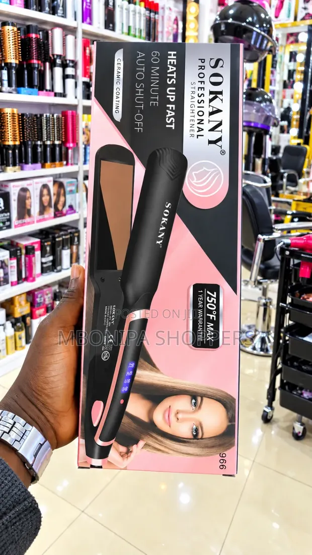 SOKANY Professional Hair Straightener - Ceramic Flat Iron - 1
