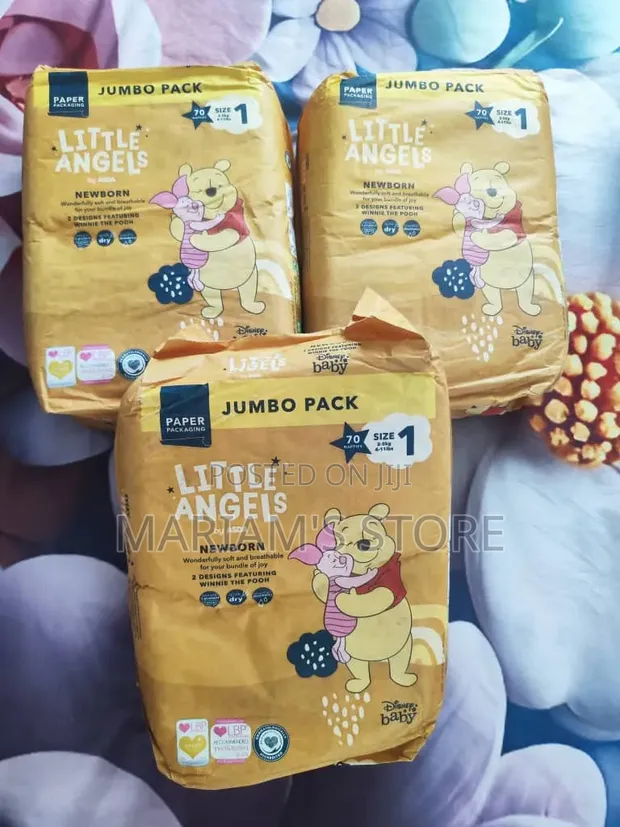 Little Angels by ASDA Newborn Diapers - Size 1 - 1