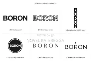 Boron Minimalist Logo Design