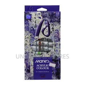 Maries Acrylic Colors - 12ml Tubes (Pack of 12)