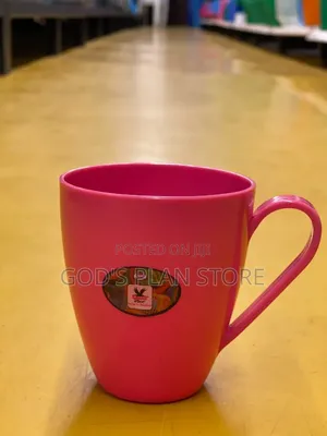 Tea Pink Plastic Cups (12pcs)