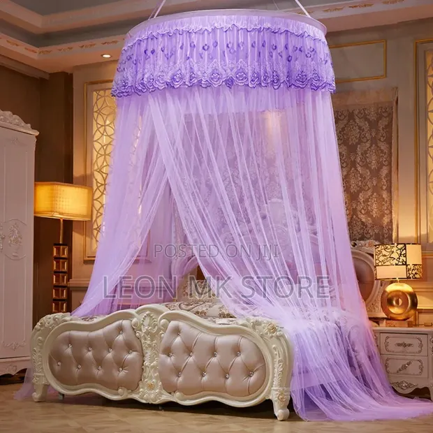 Premium Purple Lace Mosquito Nets - 1