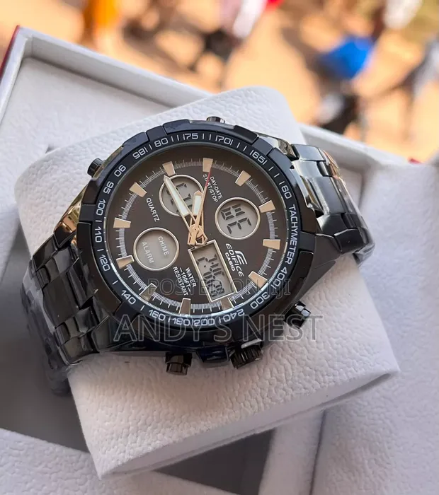 Casio Edifice Black Watch - 1