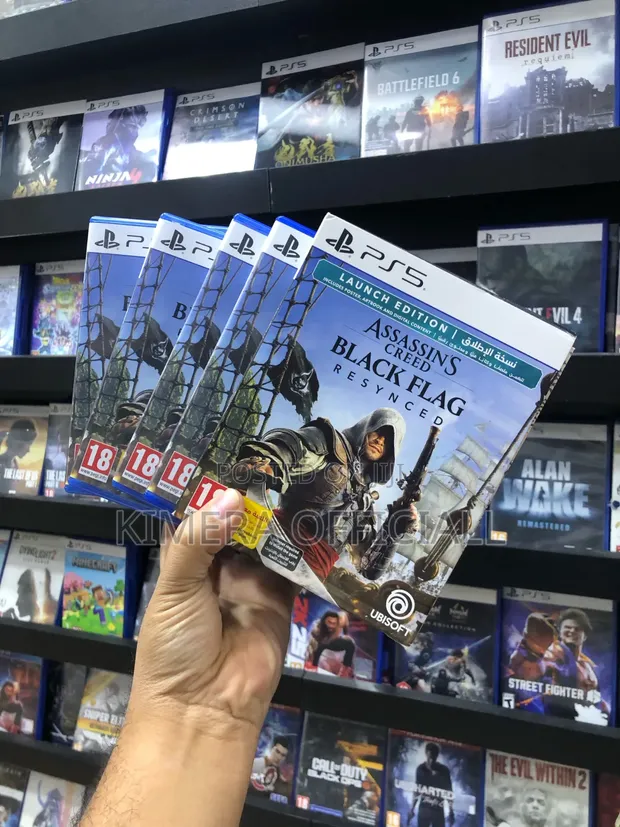 Assassin's Creed Black Flag Resynced PS5 Game Disc - 1