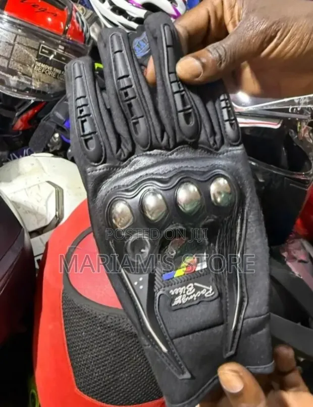 Armstrong Racing Biker Full-Finger Motorcycle Gloves - 1