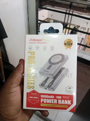 Aldeepo Pro Series 10000mAh Magnetic Wireless Power Bank