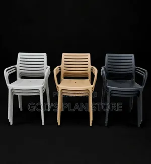 Brand New Plastic Dining Chairs (Set of 4)
