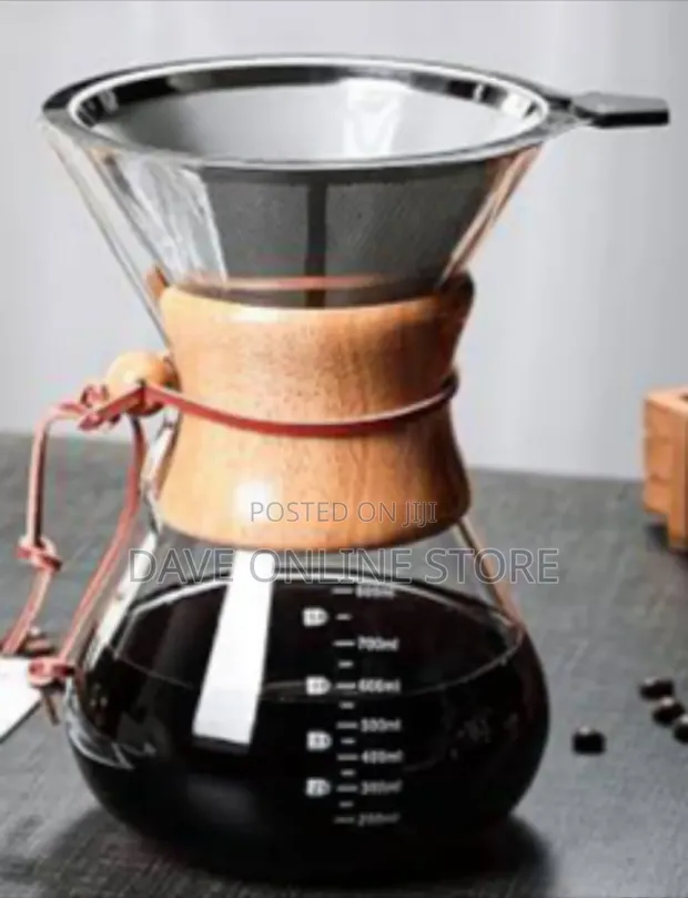 Glass Pour-Over Coffee Maker - 1