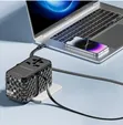 Powerology Universal GaN 85W Super Charger with Retractable Cable - 1