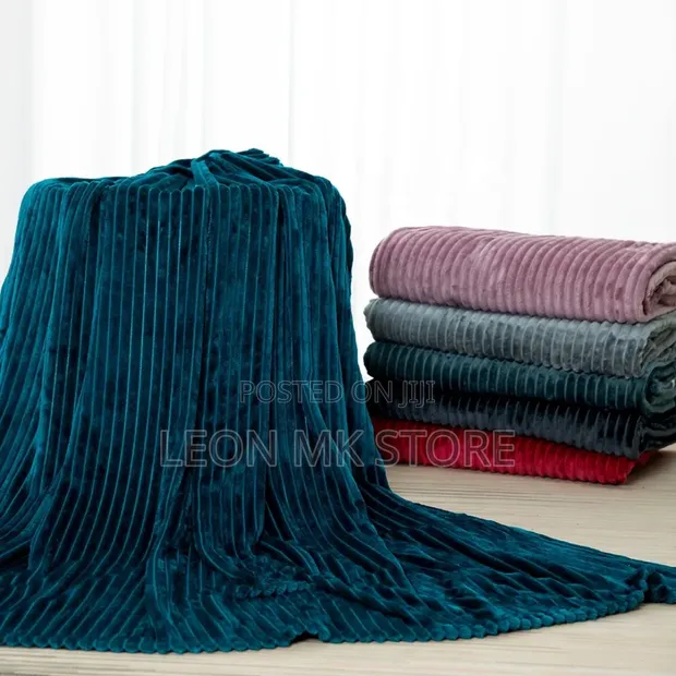 Luxury Ribbed Blanket - Green - 1