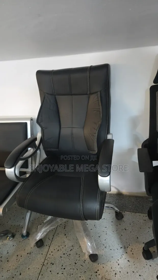 Ergonomic Leather Office Chair - Brand New - 1