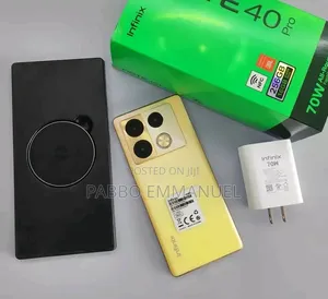 New Infinix Note 40 Pro 256GB Gold