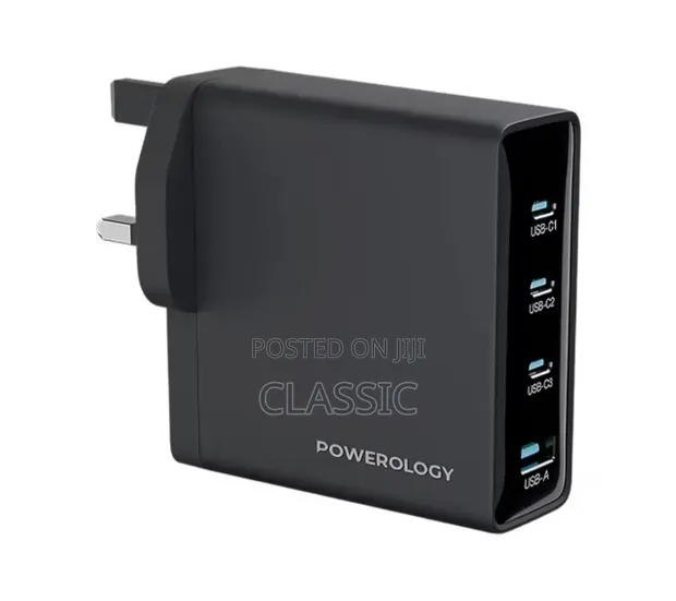 Powerology Volt-X 140W Multi-Port GaN Adapter - 1