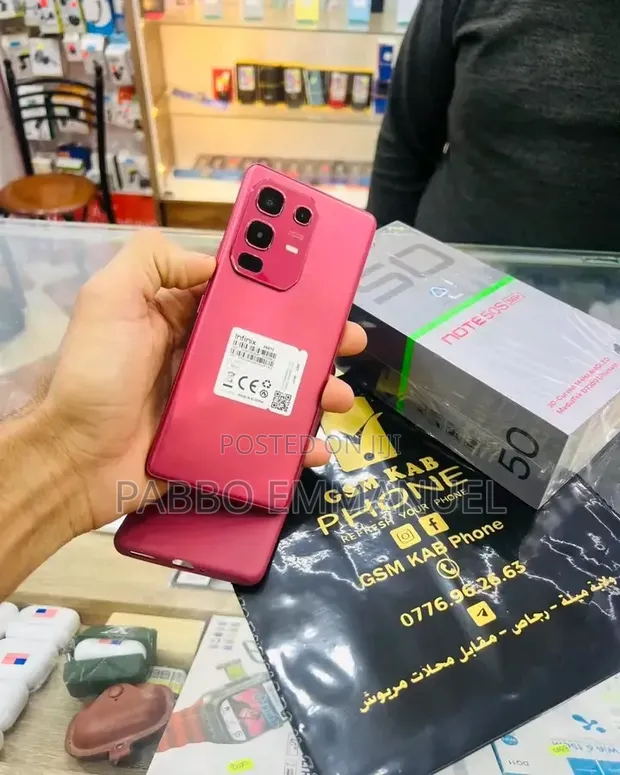 New Infinix Note 50s 256GB Red - 1
