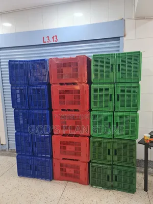 Portable Plastic Crates - Brand New
