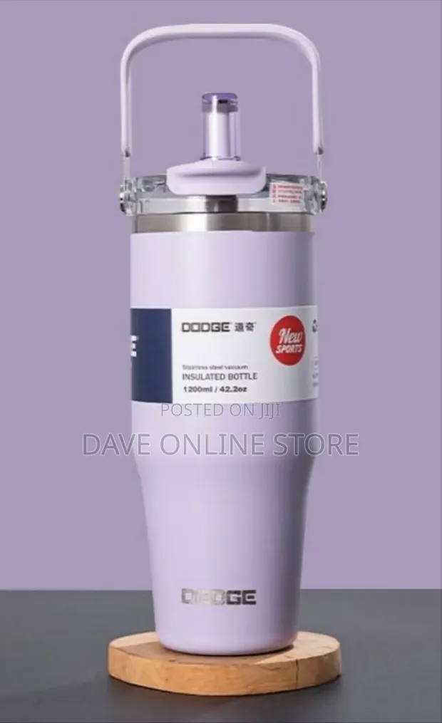 Dodge 1200ml Stainless Steel Insulated Bottle - 1
