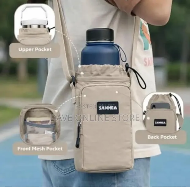 Sannea 1L Insulated Crossbody Water Bottle Bag (BB-533) - 1