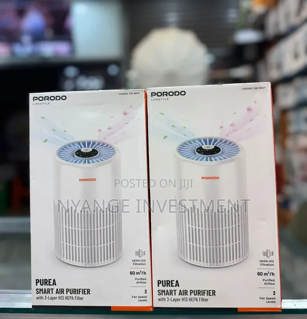 Porodo Purea Smart Air Purifier with 3 Layers - 1