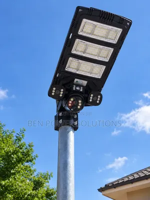 Solar Streetlight with Integrated CCTV Camera