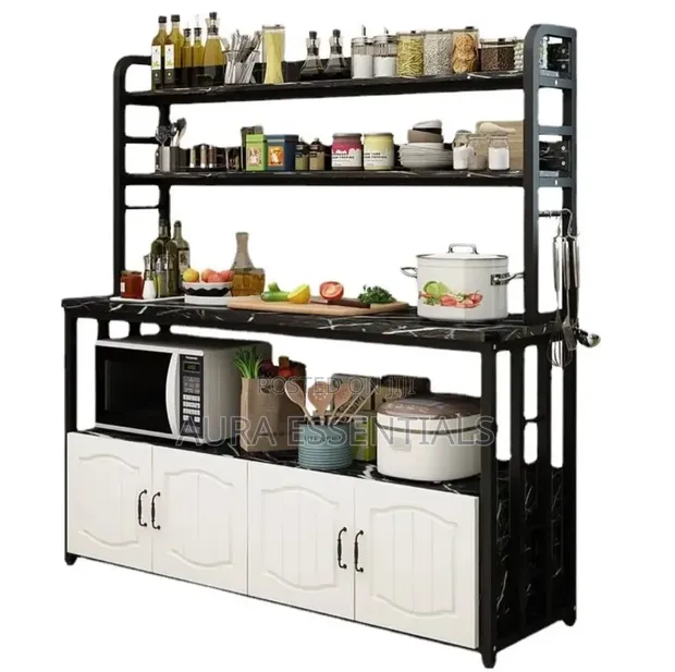 Multi-Layer Floor-Standing Kitchen Storage Rack - 1