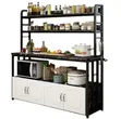 Multi-Layer Floor-Standing Kitchen Storage Rack - 1