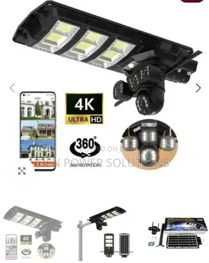450W LED Solar Security Streetlight with Camera