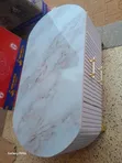 Elegant White Marble Top Centre Table - 2