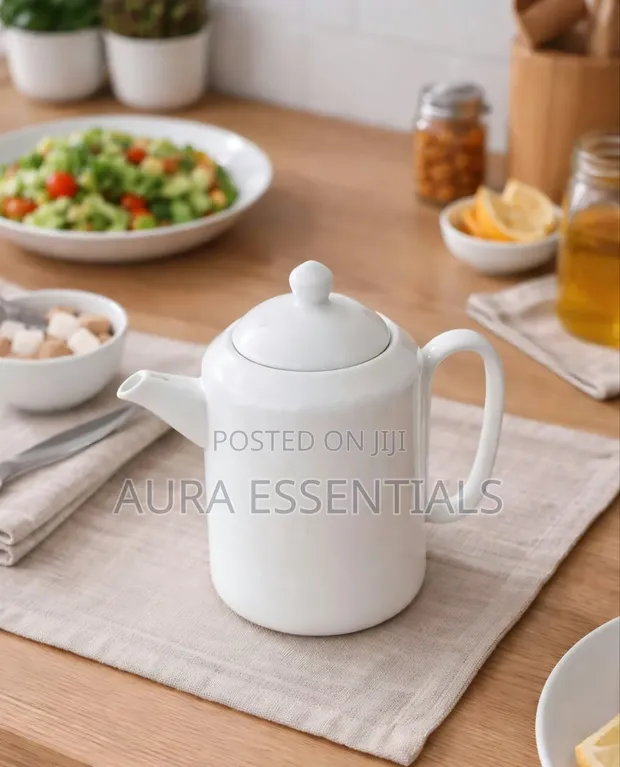 800ml Porcelain Teapot - 1