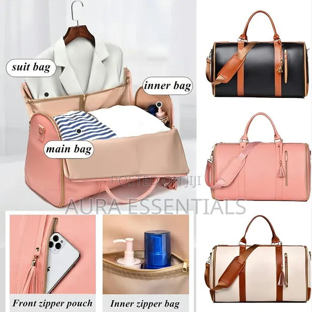 Foldable Travel Bag 2.0 - Convertible Garment Duffel - 1