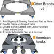 Super Heavy Duty Adjustable Movable Base for Appliances - 1