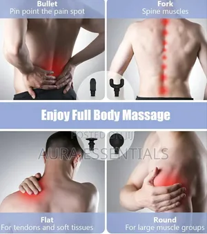 Massage Gun Deep Tissue with Extension Handle