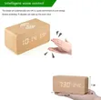 Wooden Digital Alarm Clock with Wireless Charging - 2