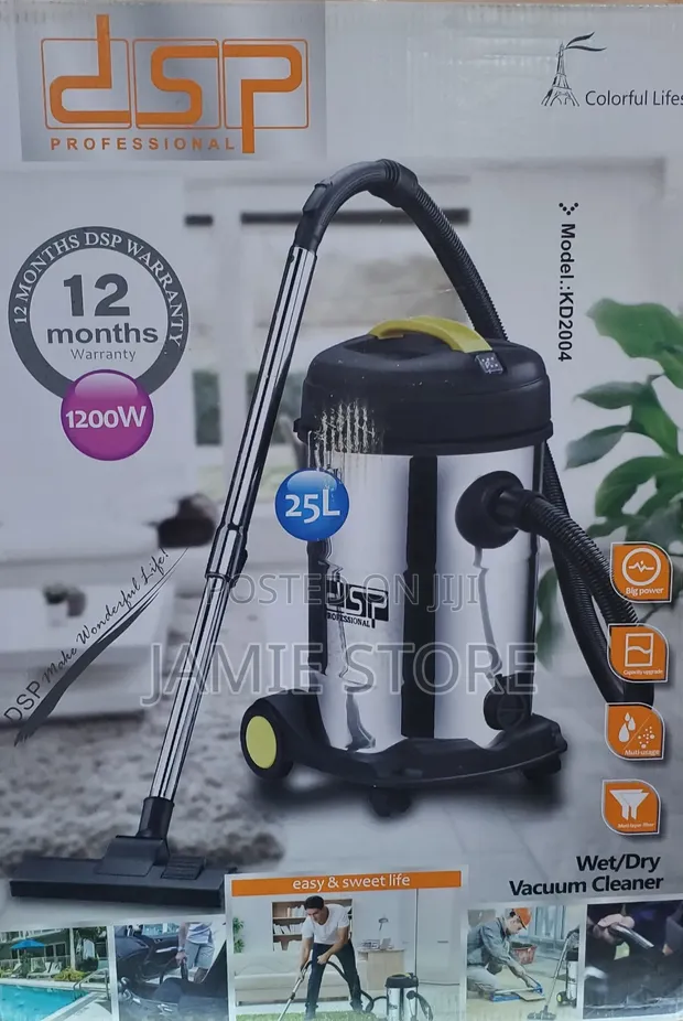 DSP Professional Wet & Dry Vacuum Cleaner 25L - 1