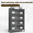 5 Tier Freestanding Kitchen Storage Shelf Rack with Wheels - 1