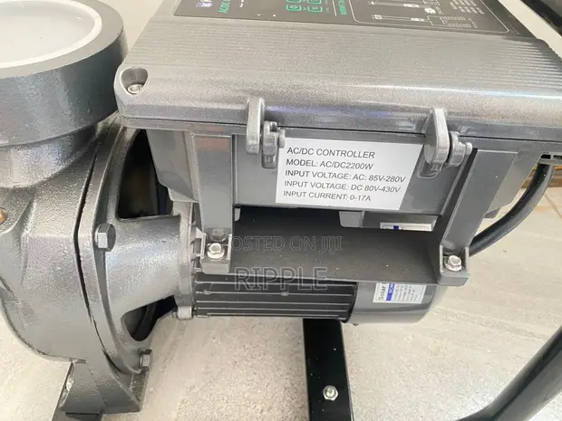 2200W Hybrid Solar Surface Water Pump, 19m Head, 60,000 L/H - 1